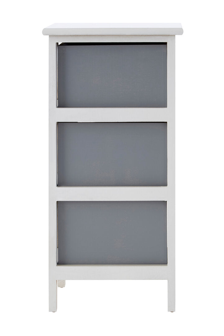 Vada 3 Grey Drawers Unit