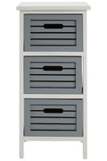 Vada 3 Grey Drawers Unit