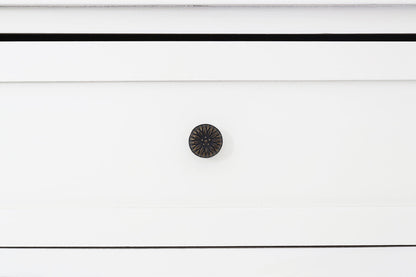 Vada Ivory 2 Drawer 4 Baskets Cabinet