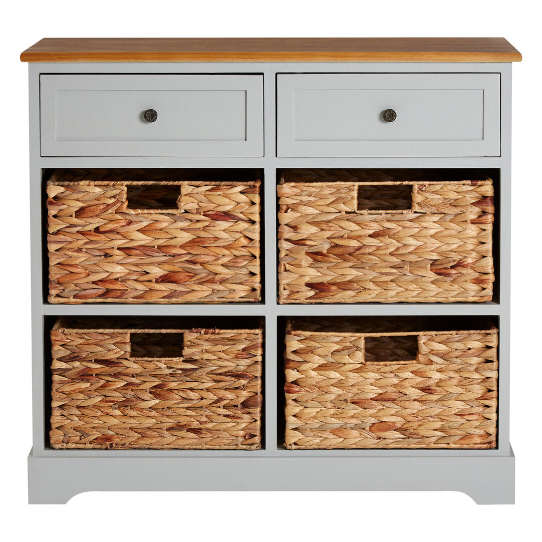 Vada Two Drawers Four Baskets Cabinet.