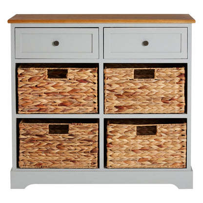 Vada Two Drawers Four Baskets Cabinet.