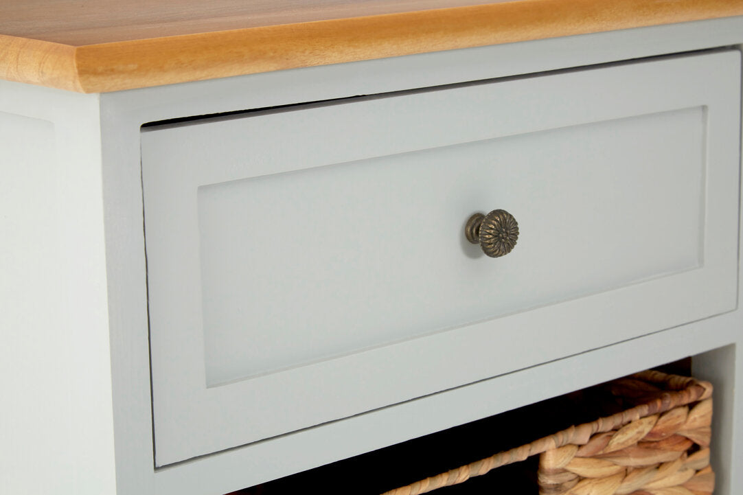 Vada One Drawer Two Baskets Cabinet