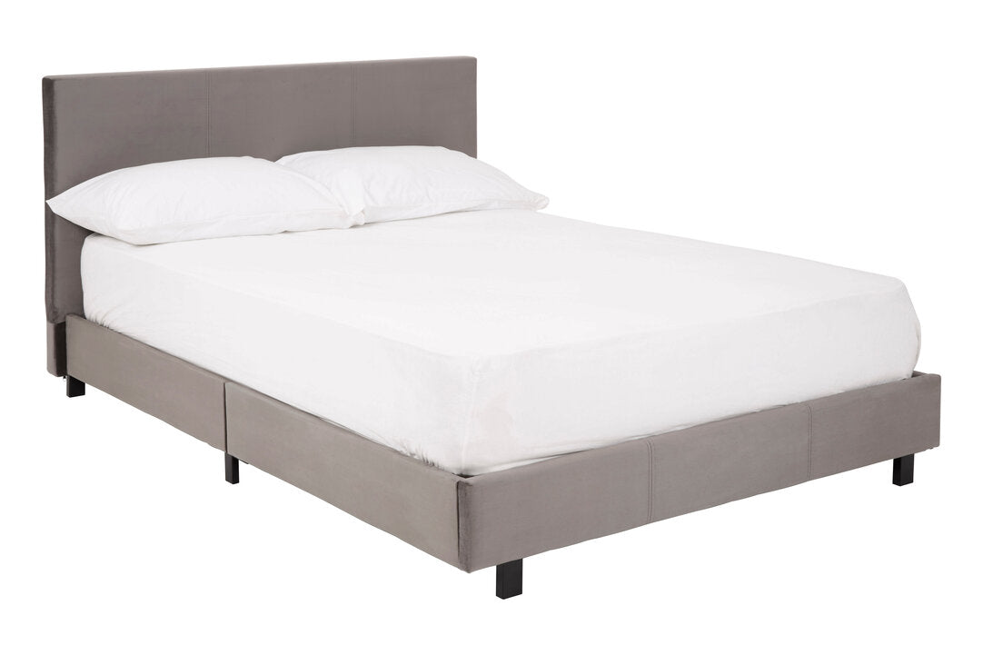 Navaeh Grey King Bed