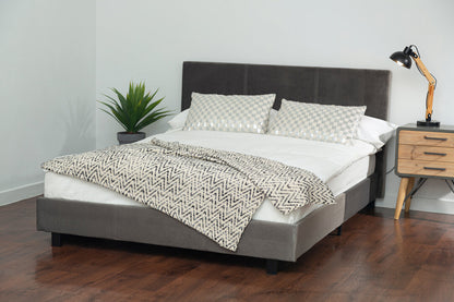 Navaeh Grey King Bed