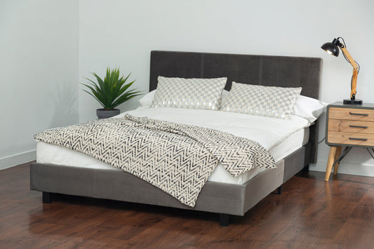 Navaeh Grey King Bed
