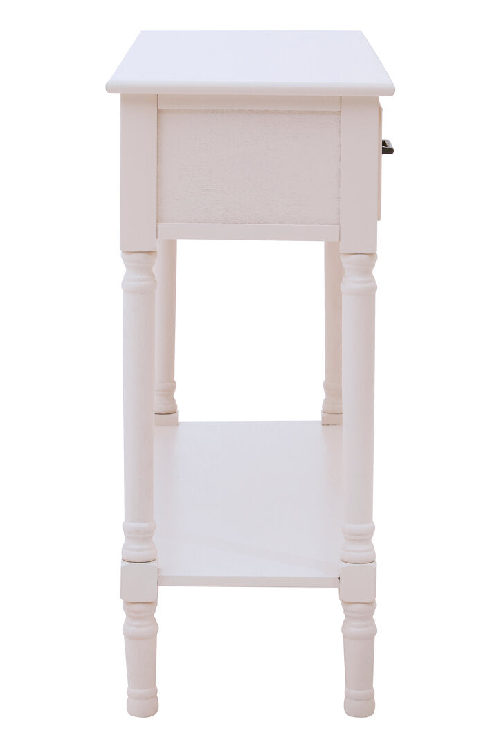 Hamilton 2 Drawers White Console Table