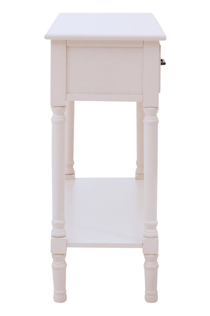 Hamilton 2 Drawers White Console Table