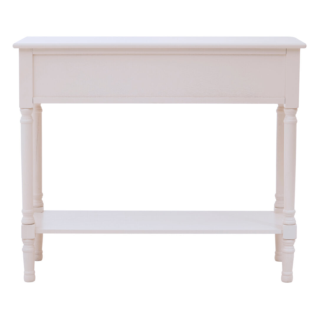 Hamilton 2 Drawers White Console Table