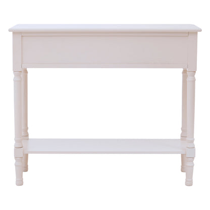Hamilton 2 Drawers White Console Table
