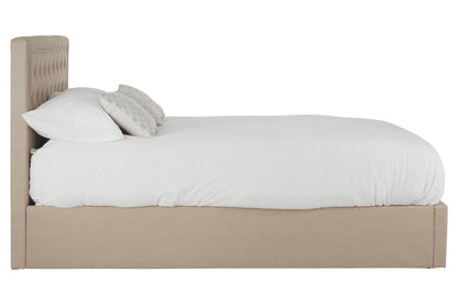 Hadley Beige Ottoman Double Bed