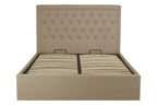 Hadley Beige Ottoman Double Bed