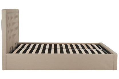 Hadley Beige Ottoman Double Bed