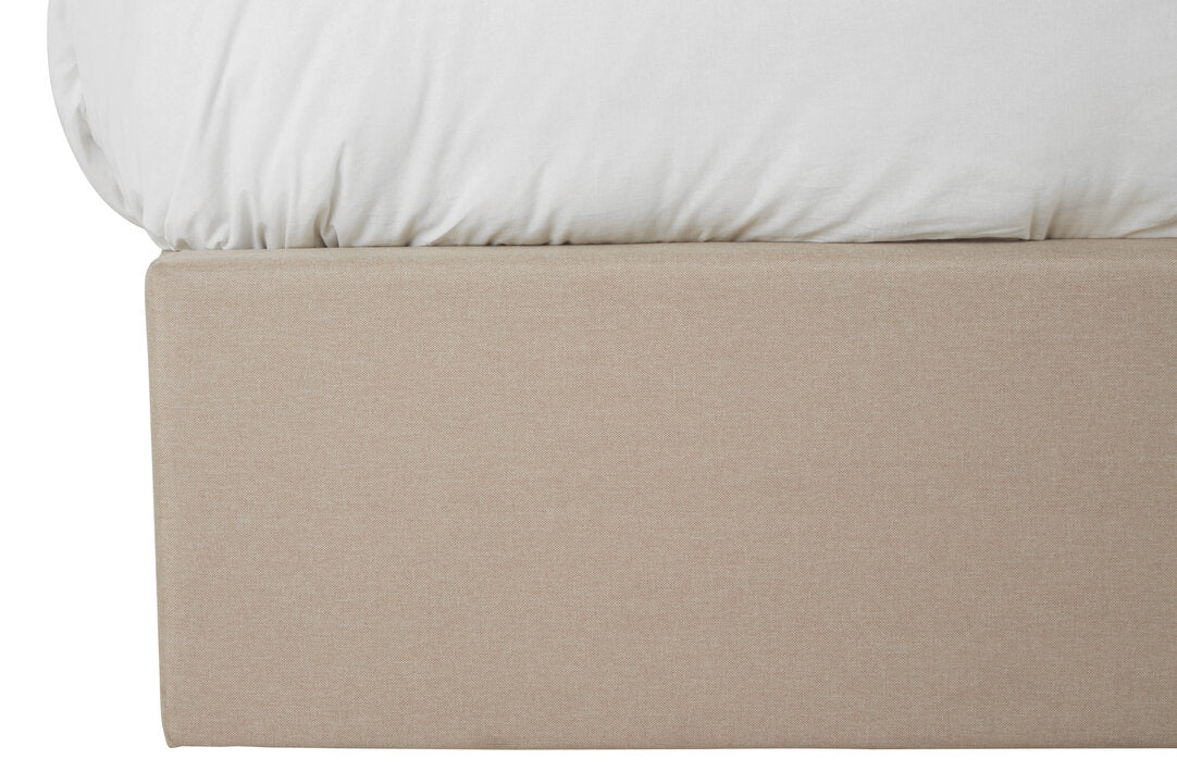Hadley Beige Ottoman Double Bed