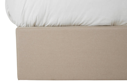 Hadley Beige Ottoman Double Bed