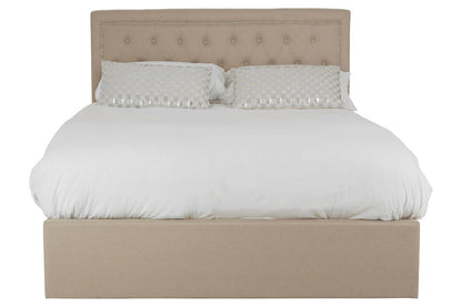 Hadley Beige Ottoman Double Bed