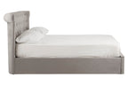 Madison Grey Velvet Ottoman Double Bed