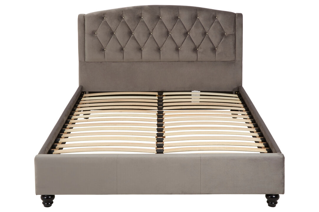 Jocelyn Steel Shade Double Bed