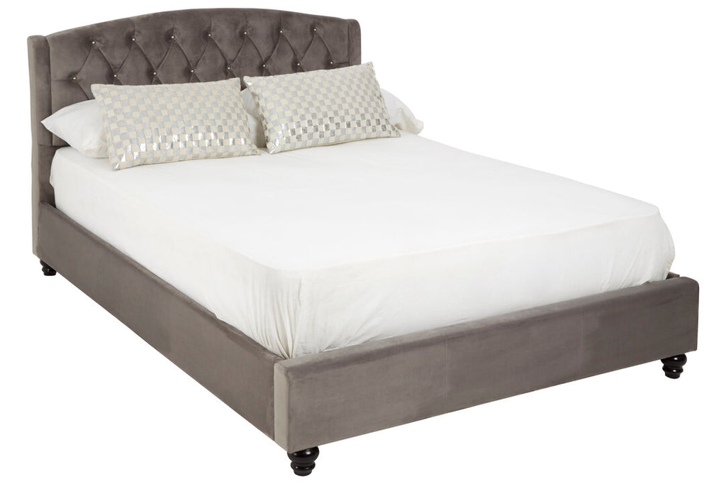 Jocelyn Steel Shade Double Bed