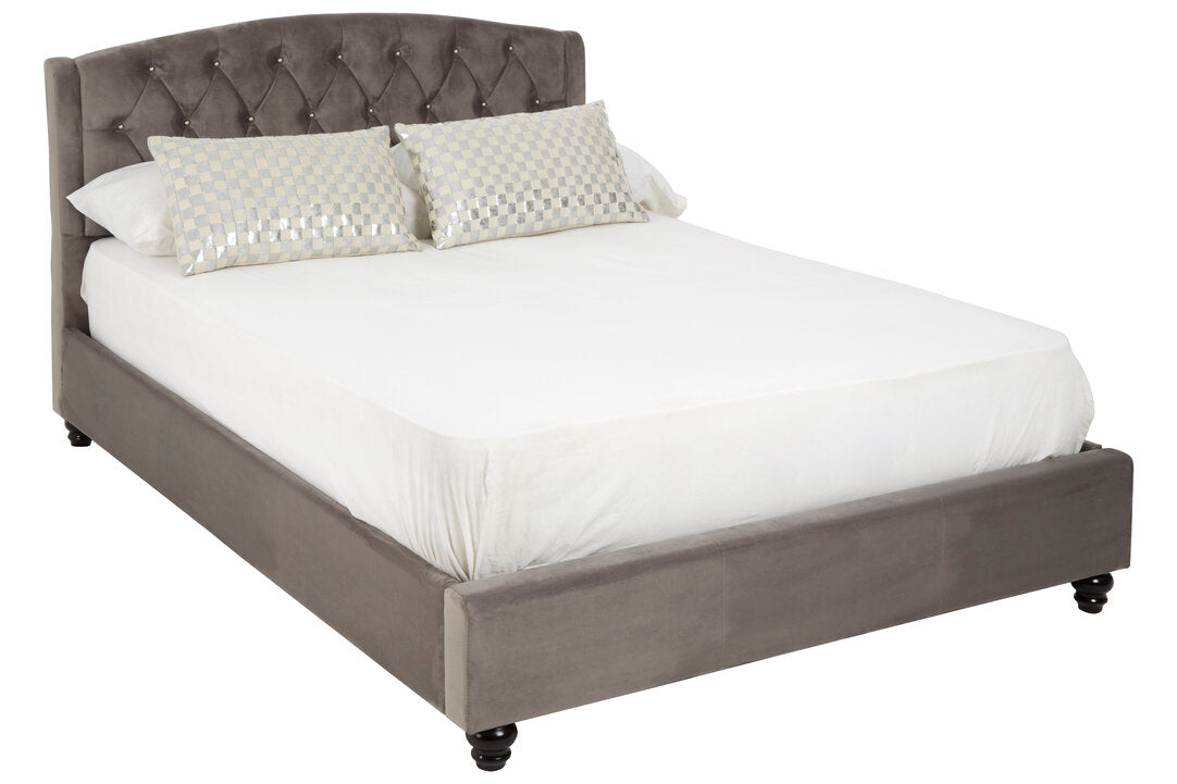 Jocelyn Steel Shade Double Bed