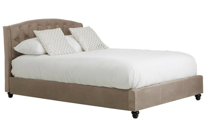 Jocelyn Mink Brushed Velvet Double Bed