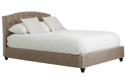 Jocelyn Mink Brushed Velvet Double Bed