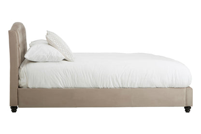 Jocelyn Mink Brushed Velvet Double Bed