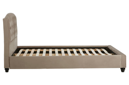 Jocelyn Mink Brushed Velvet Double Bed