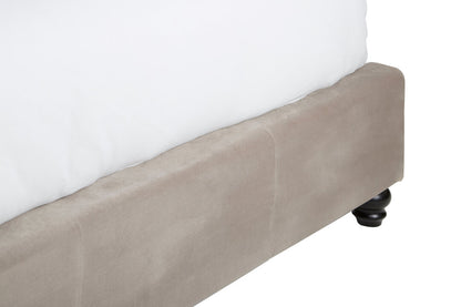 Jocelyn Mink Brushed Velvet Double Bed