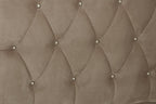 Jocelyn Mink Brushed Velvet Double Bed