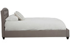 Jocelyn Grey Velvet King Bed
