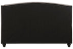 Jocelyn Grey Velvet King Bed
