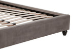 Jocelyn Grey Velvet King Bed