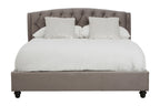 Jocelyn Grey Velvet King Bed