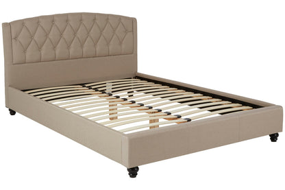 Jocelyn Beige King Bed