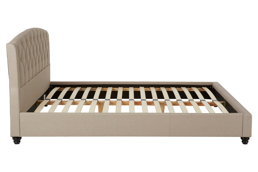 Jocelyn Beige King Bed