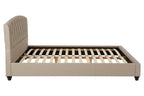Jocelyn Beige King Bed