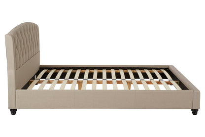 Jocelyn Beige King Bed