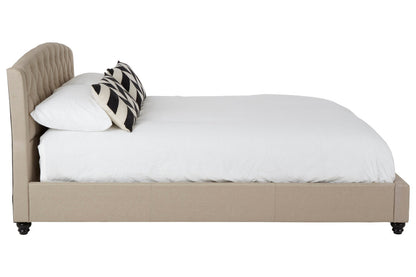 Jocelyn Beige King Bed