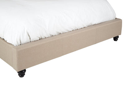 Jocelyn Beige King Bed