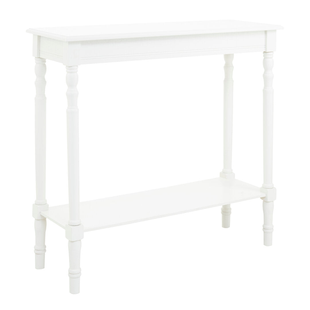 Hamilton White Rectangular Console Table