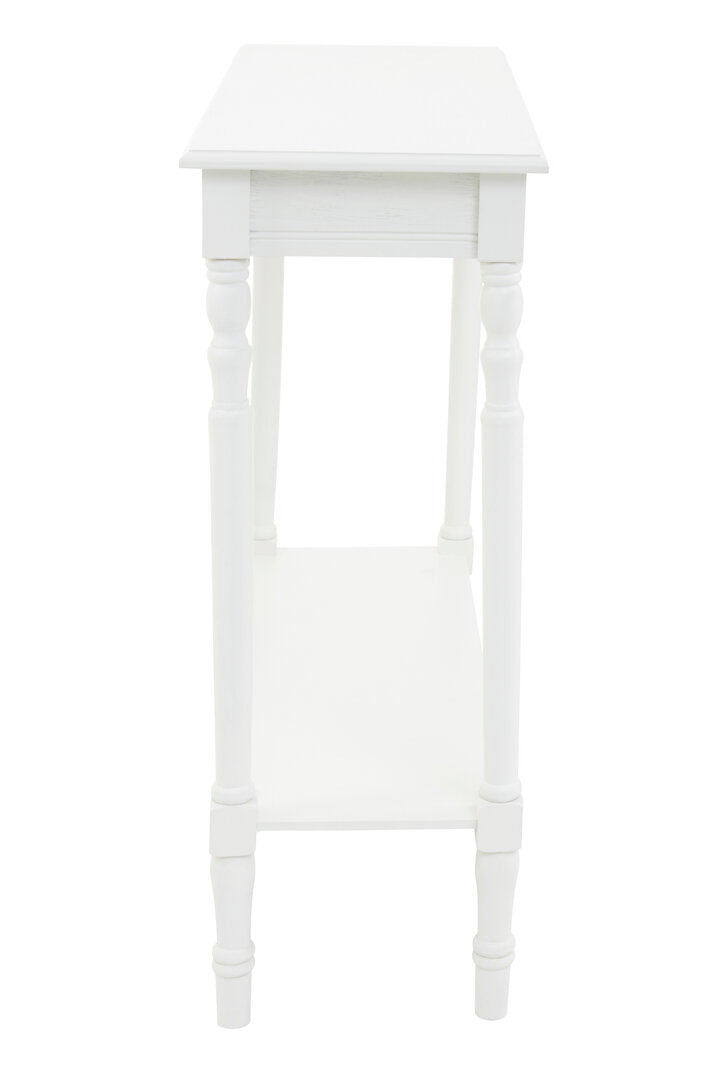Hamilton White Rectangular Console Table