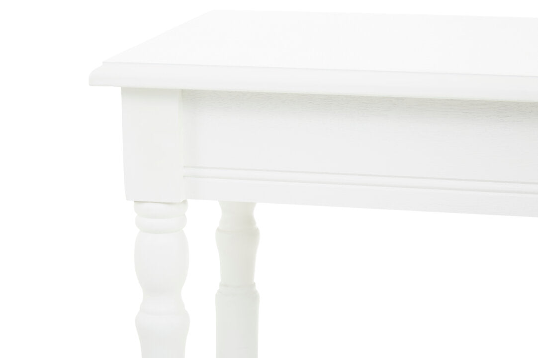 Hamilton White Rectangular Console Table