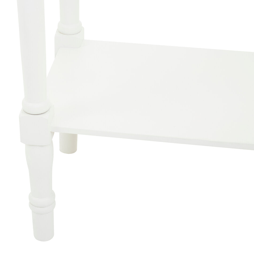 Hamilton White Rectangular Console Table