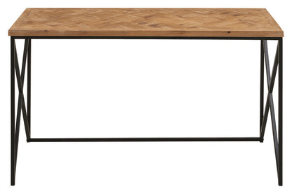 Kendra Parquet Fir Wood Console Table