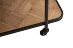 Kendra Parquet Fir Wood Trolley