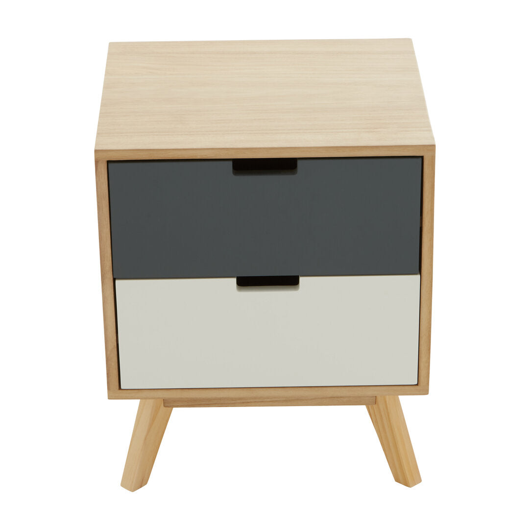 Weston 2 Drawer Bedside Table