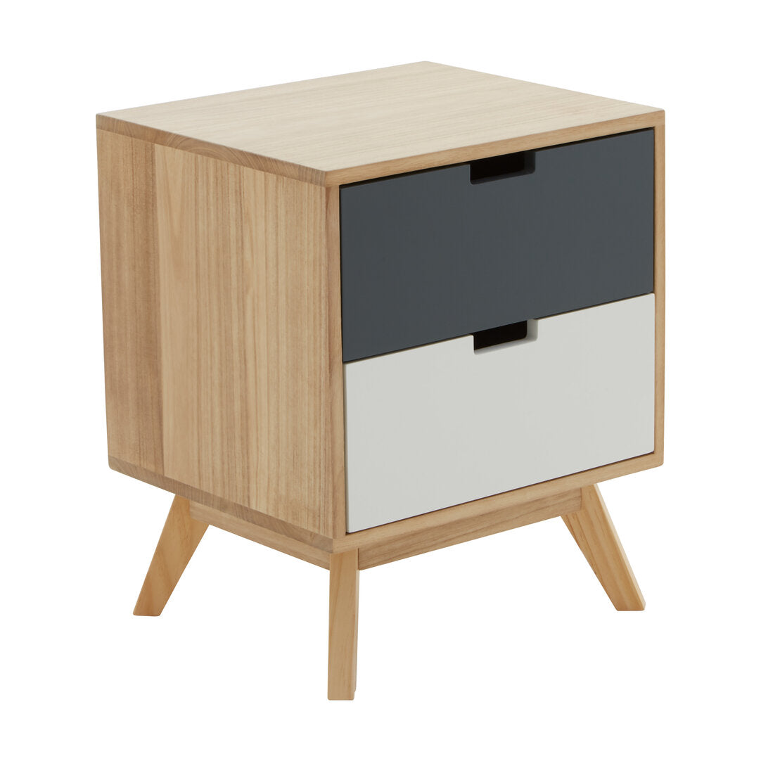Weston 2 Drawer Bedside Table