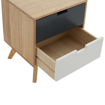 Weston 2 Drawer Bedside Table