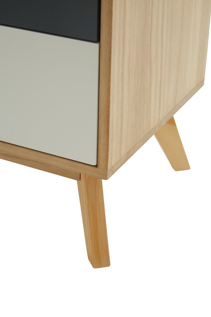 Weston 2 Drawer Bedside Table