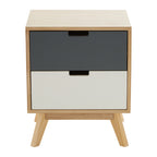 Weston 2 Drawer Bedside Table